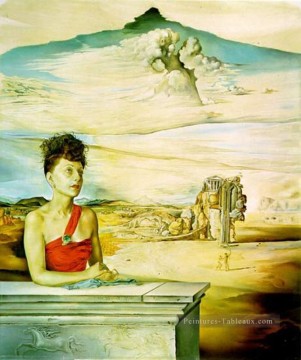 portrait Tableau Peinture - Portrait de Mme Jack Warner 1951 surréalisme